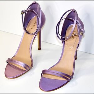 Purple High Heels Ankle Strap | Aldo